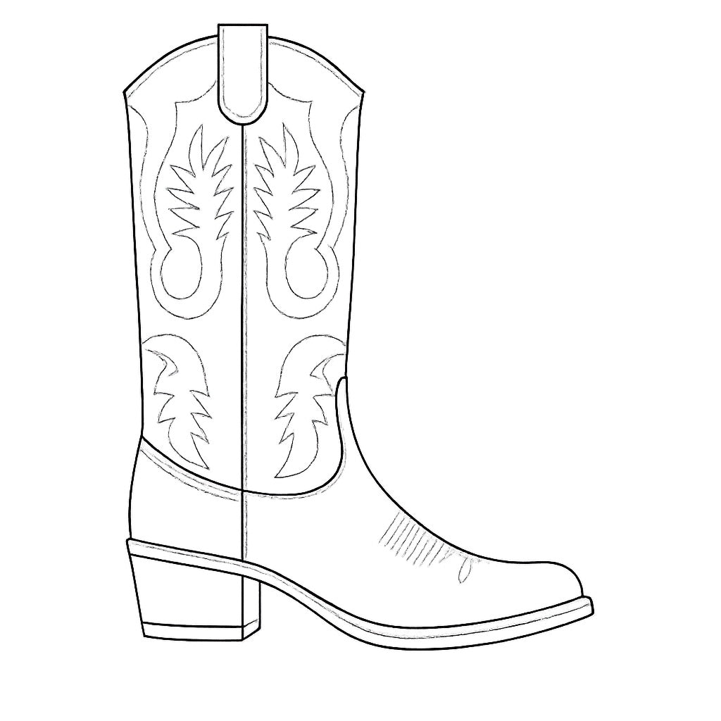 Bocanci Biker & Cizme Cowboy din piele