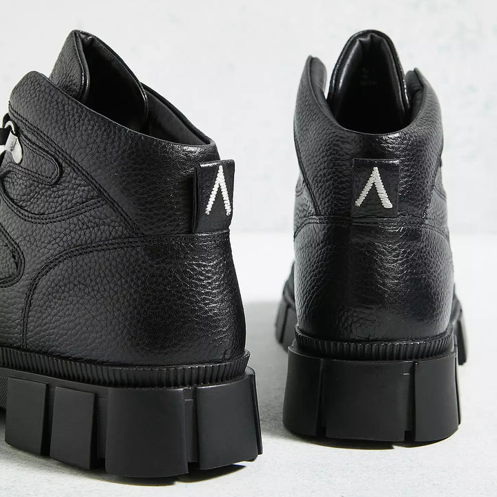 BORAGE BOOT fekete bőr