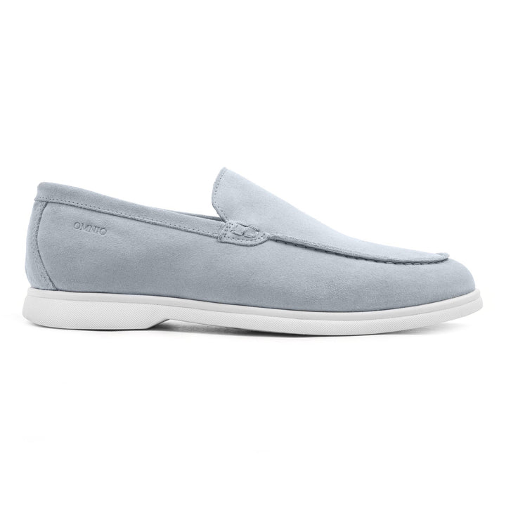 ACE LOAFER MOC Világoskék Velúr