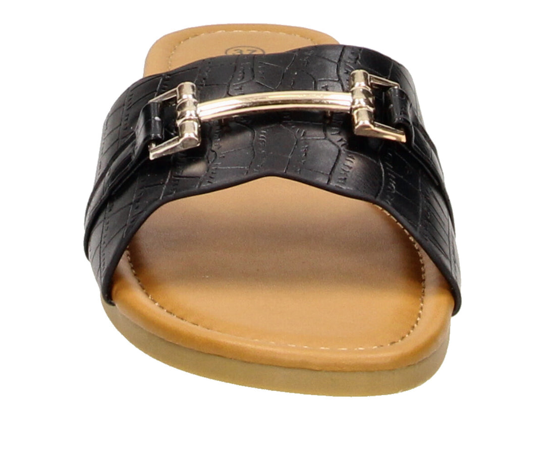 Olivia fekete papucs