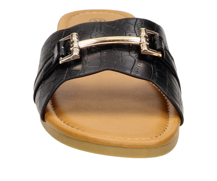 Olivia fekete papucs