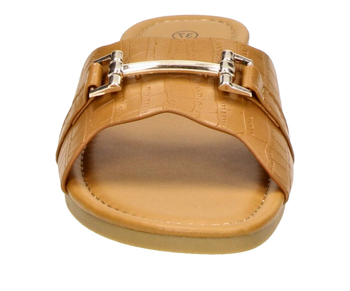 Olivia papucs konyak színű