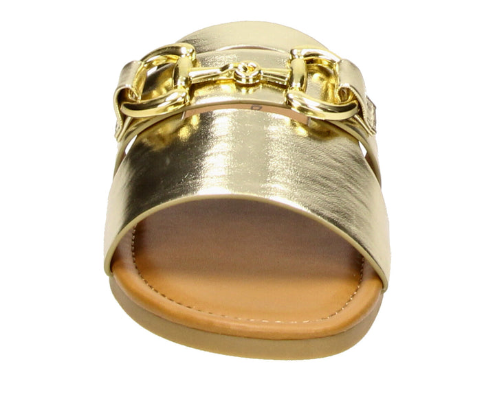 Olivia arany pántos papucs