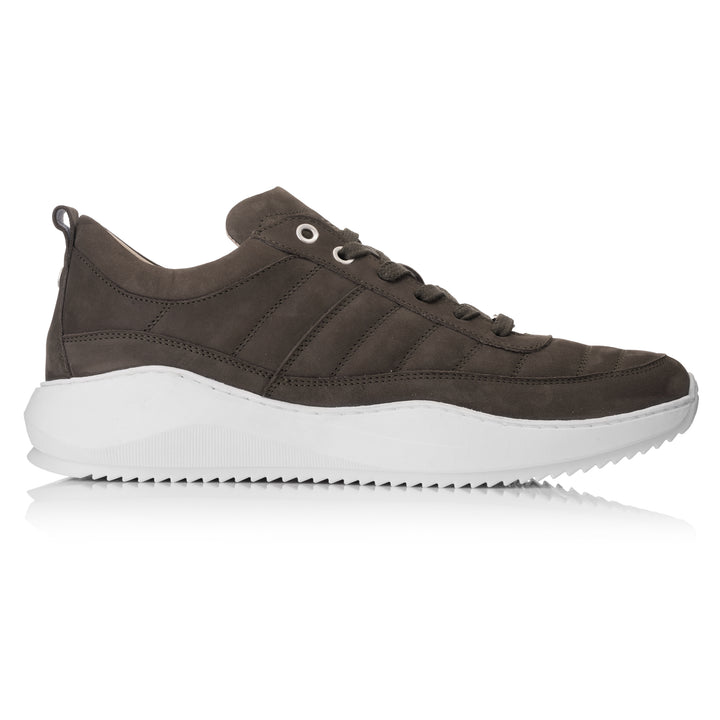 PACE PADDED LOW olívazöld - nubuk sneaker