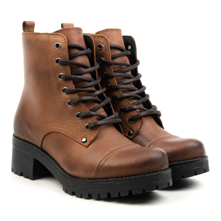 NORA BOKACIPŐ FŰZŐS BŐR Cserezett Bőrből