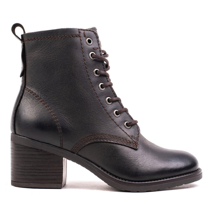 ANNIE ANKLE LACE BOOT barna viaszos bőr
