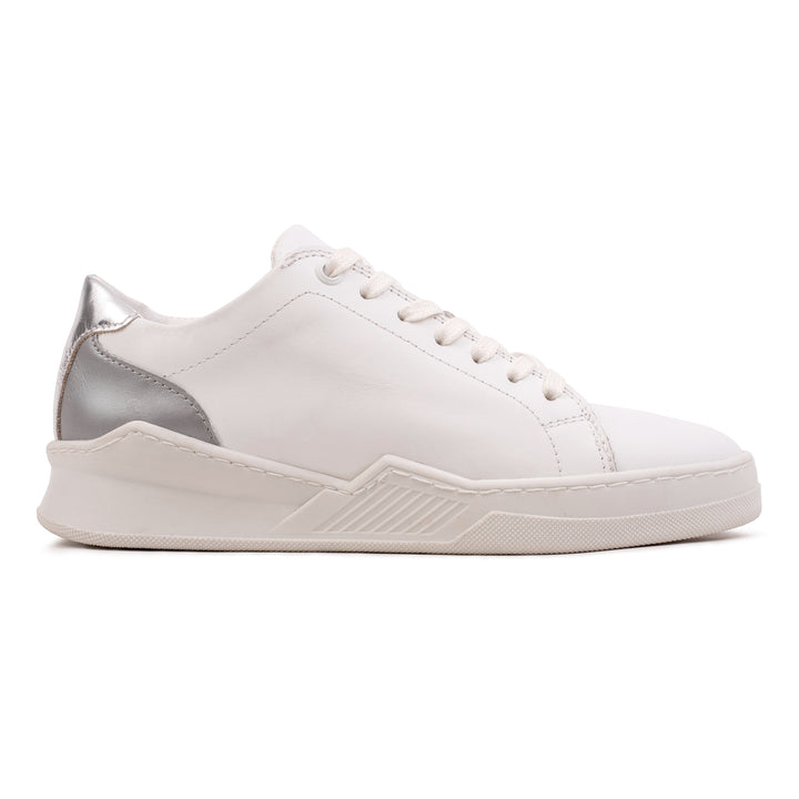 SPENCER CITY White/Argento bőr sneaker