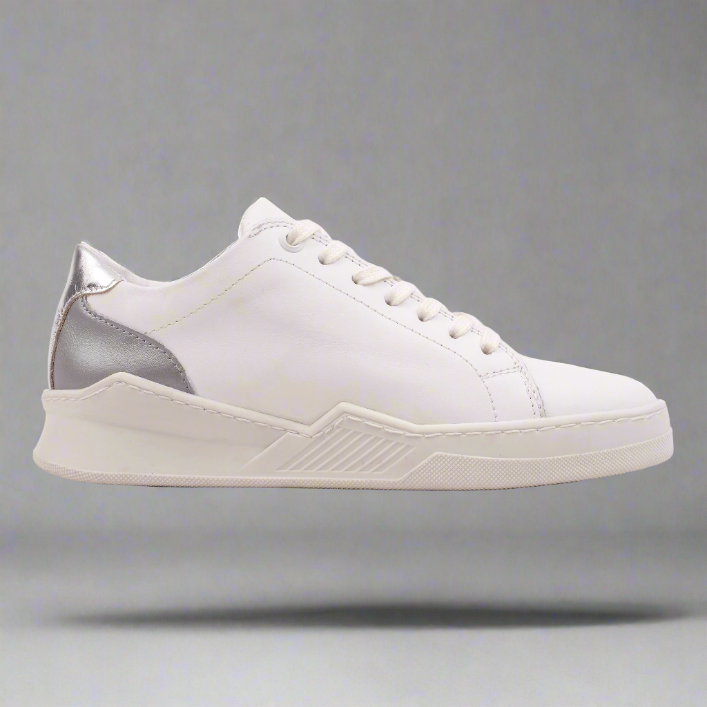 SPENCER CITY White/Argento bőr sneaker