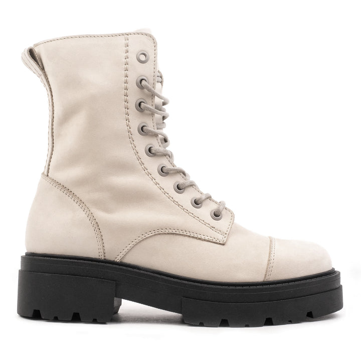 SHARI TOE CAP MID Bézs Nubuk