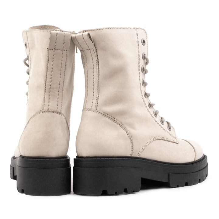 SHARI TOE CAP MID Bézs Nubuk