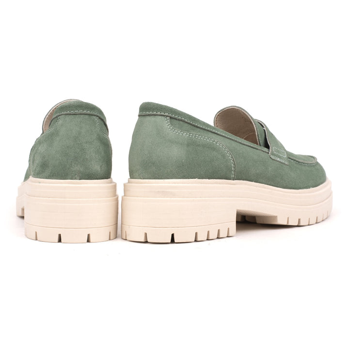 Leyton Loafer Saddle Verde