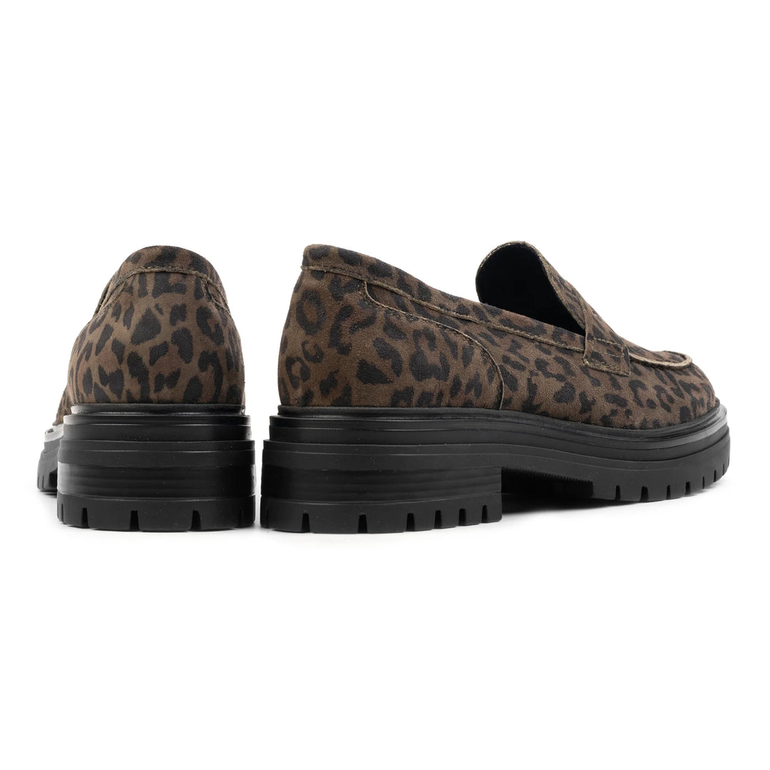 LEYTON LOAFER SADDLE Army Camo Suede