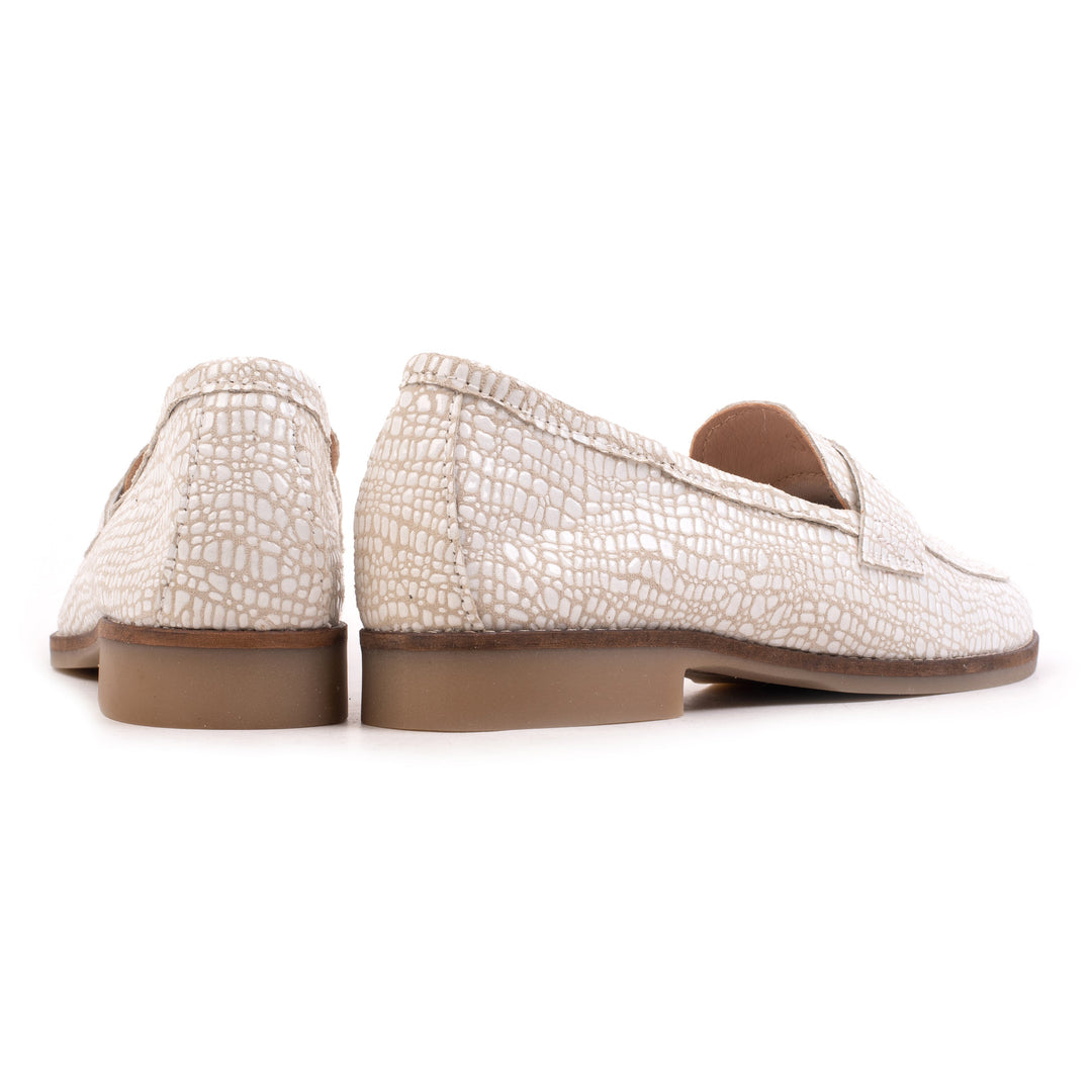 CODE LOAFER Bézs bőr