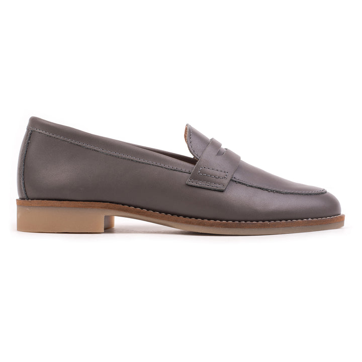 CODE LOAFER füstszürke bőr