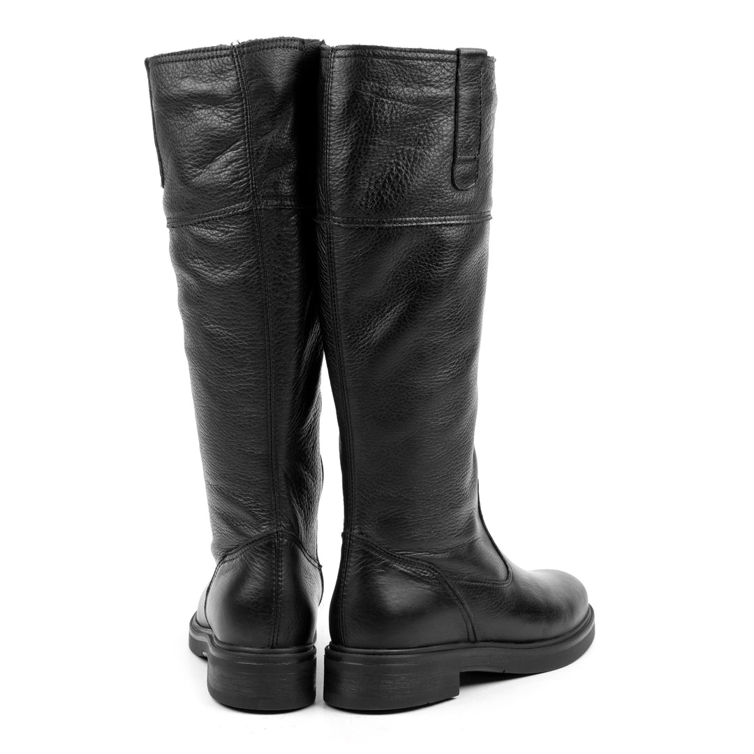 TERSA ROCK fekete bőr sneaker