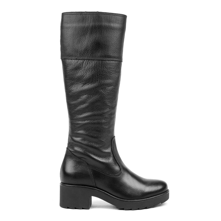 YALE ROCK fekete mart bőr sneaker