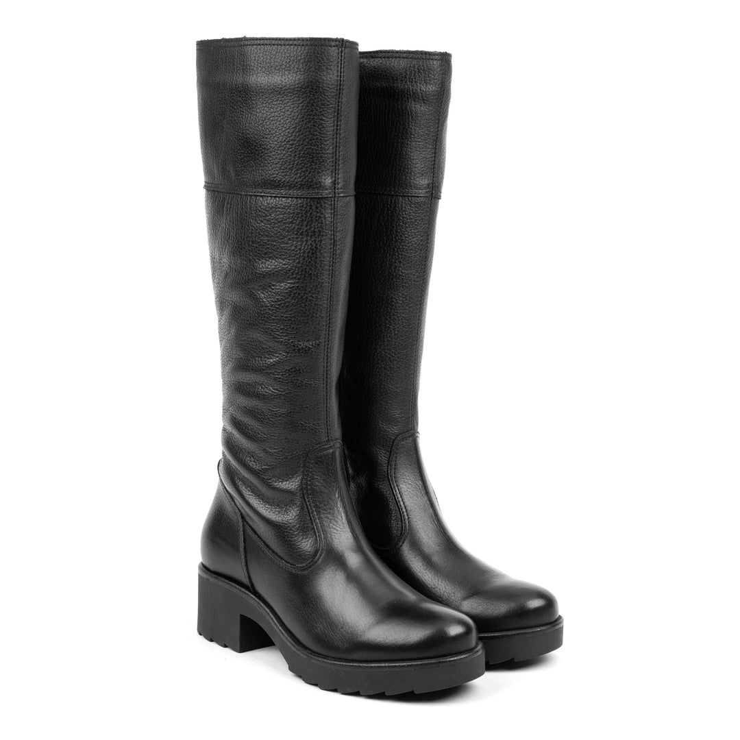YALE ROCK fekete mart bőr sneaker