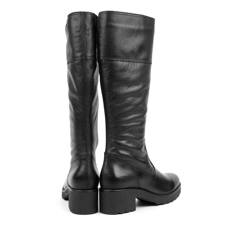 YALE ROCK fekete mart bőr sneaker