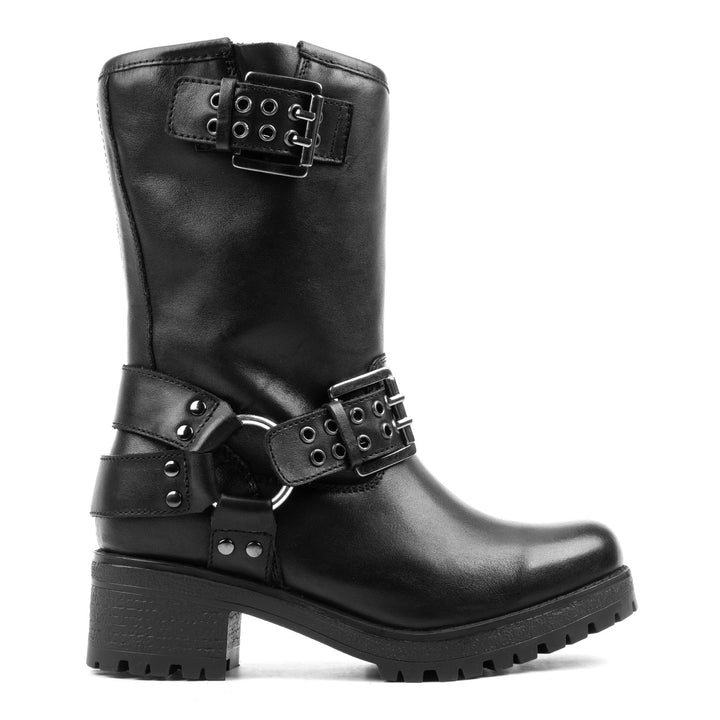 Nora London Biker Boot Negru csizma