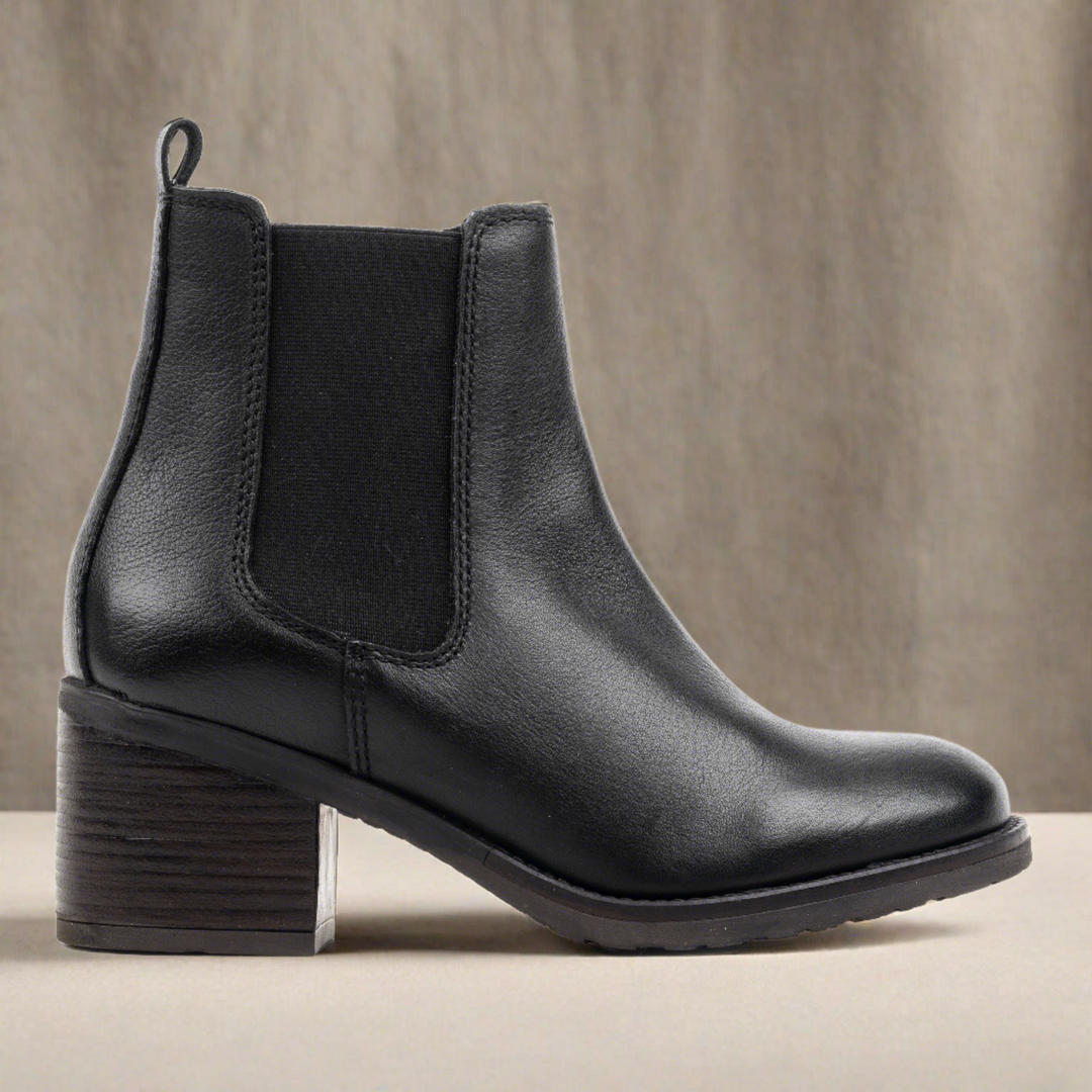 ANNIE CHELSEA Fekete bőr