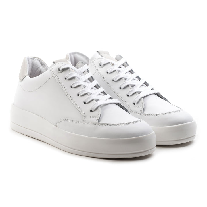JENNER RETRO fehér bőr sneaker
