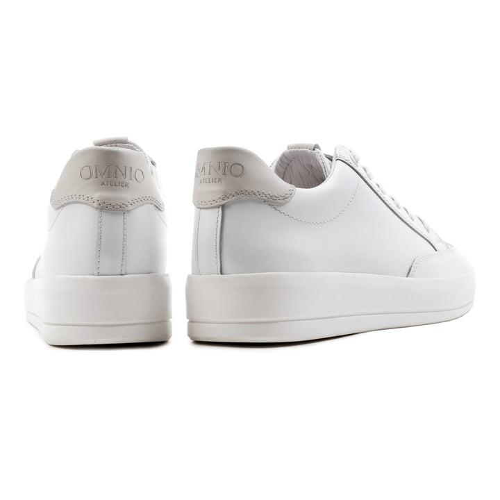 JENNER RETRO fehér bőr sneaker