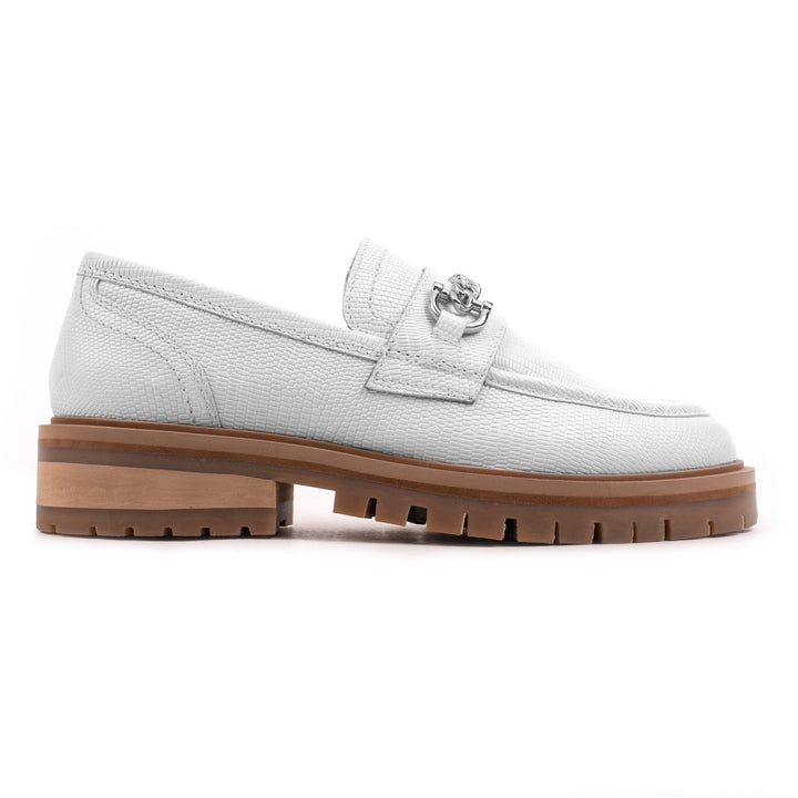 FAYE LOAFER Bright fehér bőr