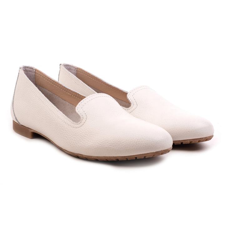 FERNIE PLAIN LOAFER Off fehér bőr