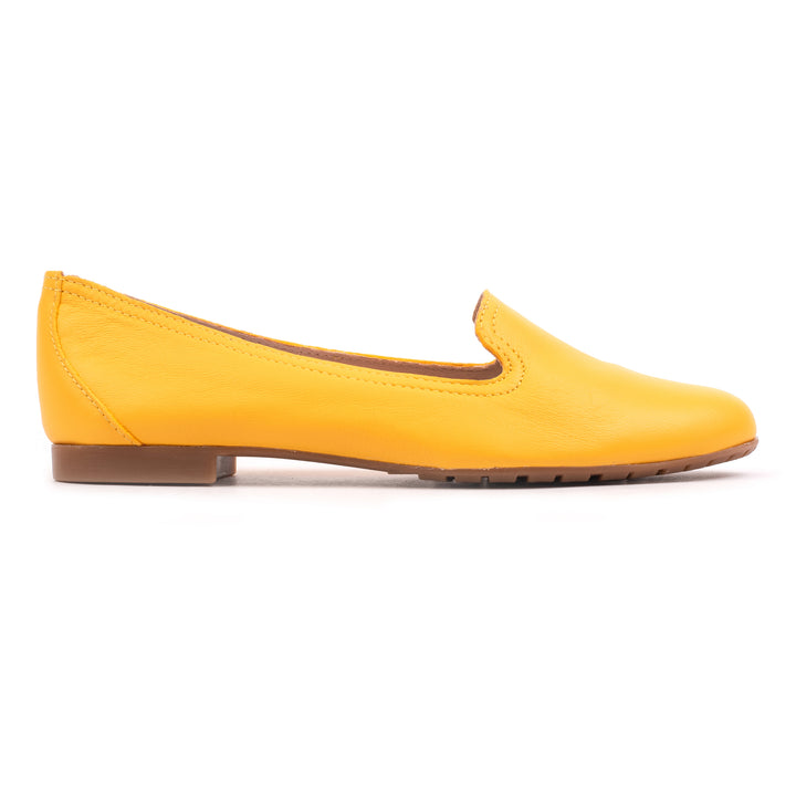FERNIE PLAIN LOAFER sárga bőr