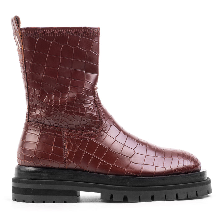 BADGER BOOT Tawny bőr csizma