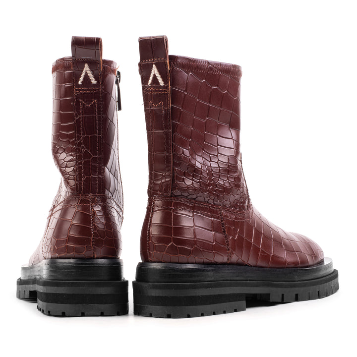 BADGER BOOT Tawny bőr csizma