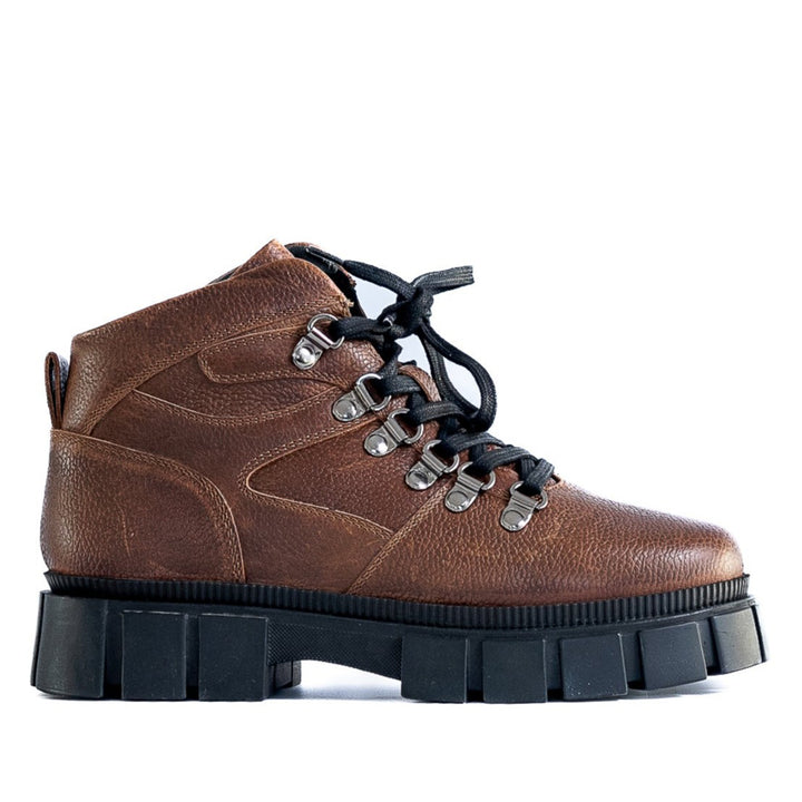 BORAGE BOOT Tan bőr csizma