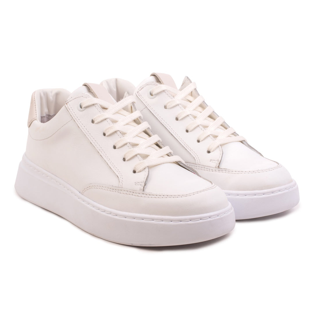 Lucy Retro Alb sneaker