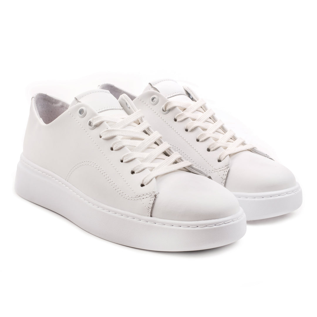 LUCY BASQUETTE fehér bőr sneaker