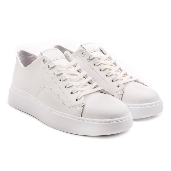 LUCY BASQUETTE fehér bőr sneaker