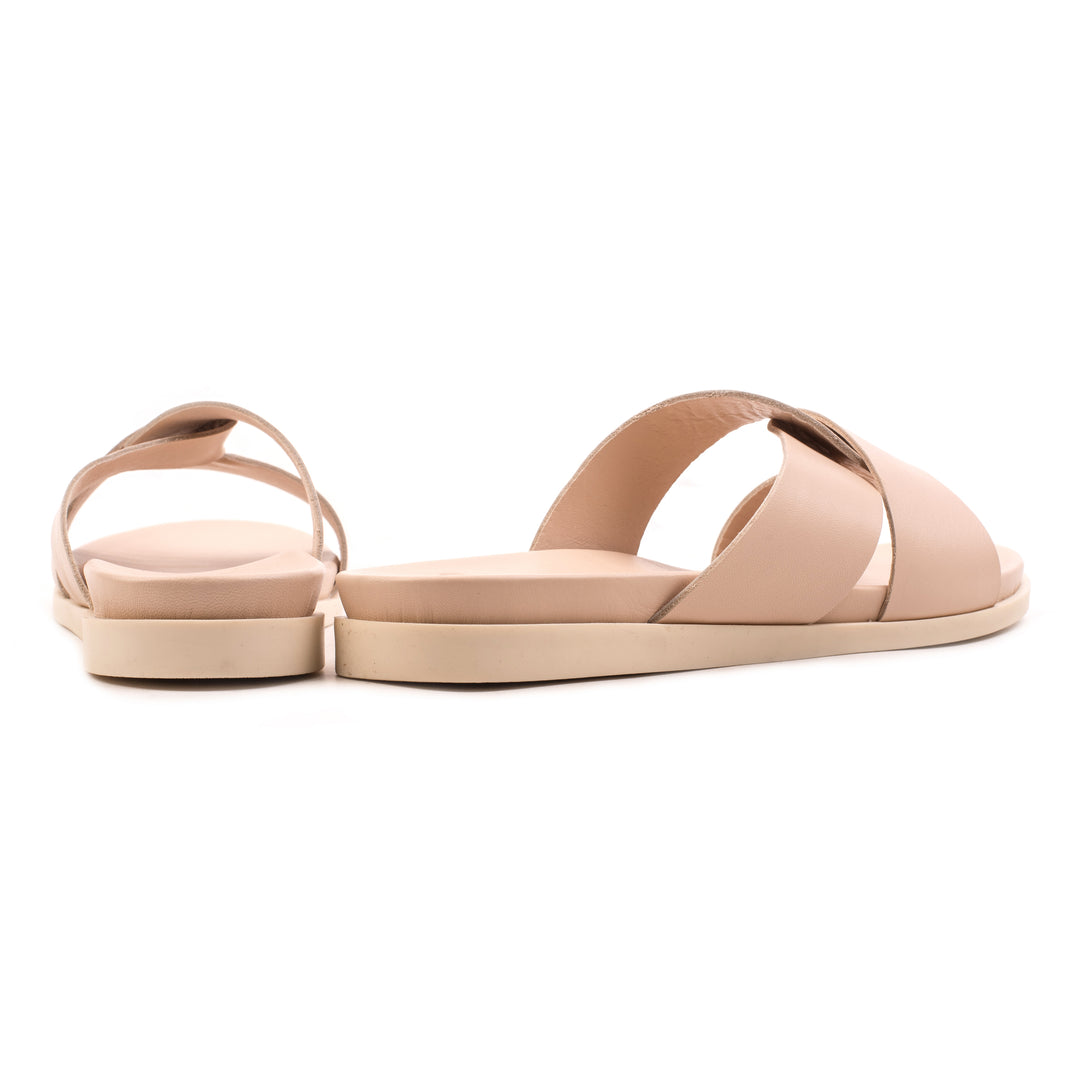 Női szandál papucs 402 bézs