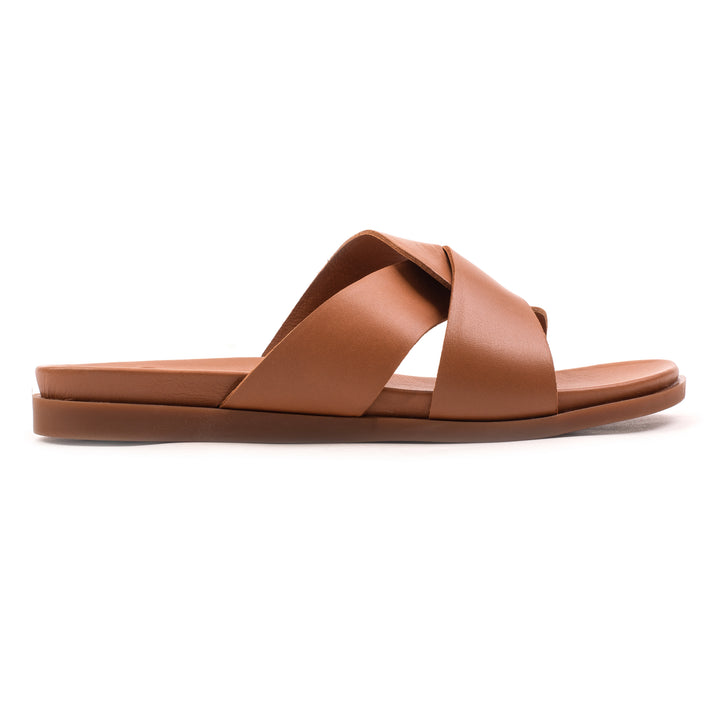 Női szandál papucs 402 konyak