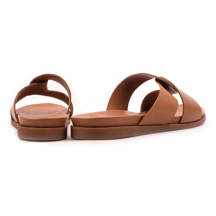 Női szandál papucs 402 konyak