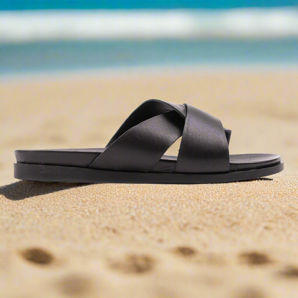 Női papucs 402 fekete