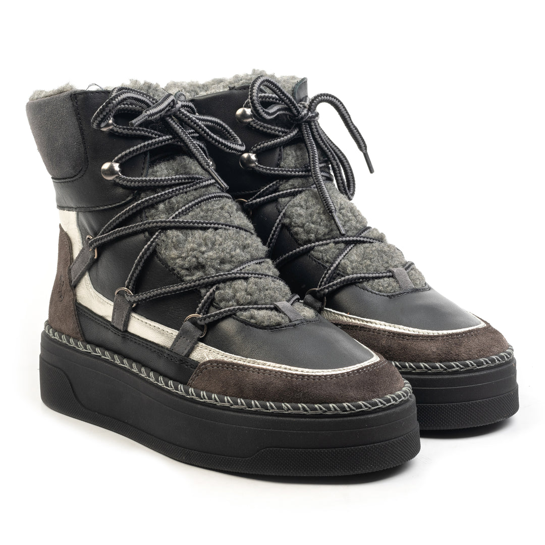 NIN SPORT BOOT fekete bőr