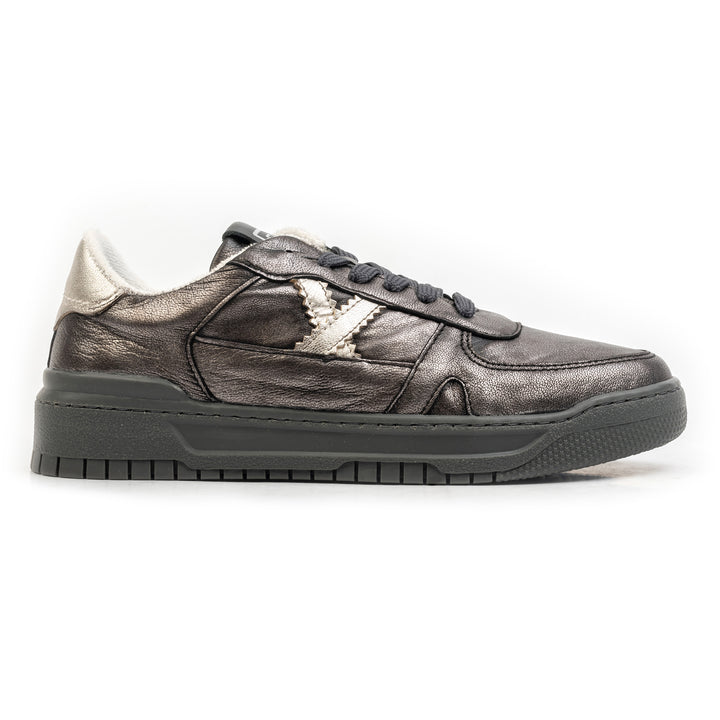 VIOLETTA SNEAKER Ón metál bőr