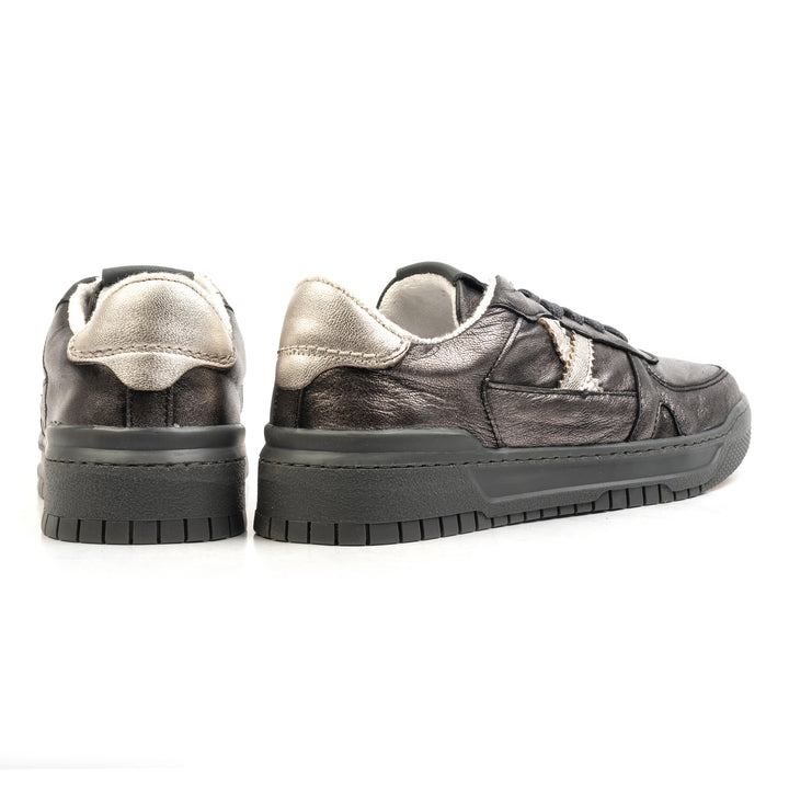 VIOLETTA SNEAKER Ón metál bőr