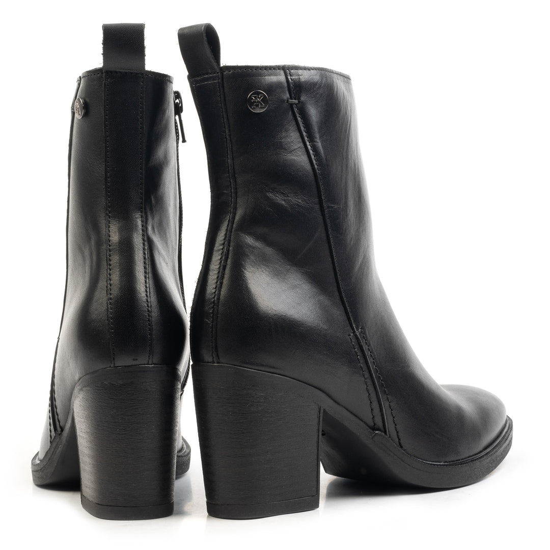SIENNA ANKLE BOOT fekete bőr