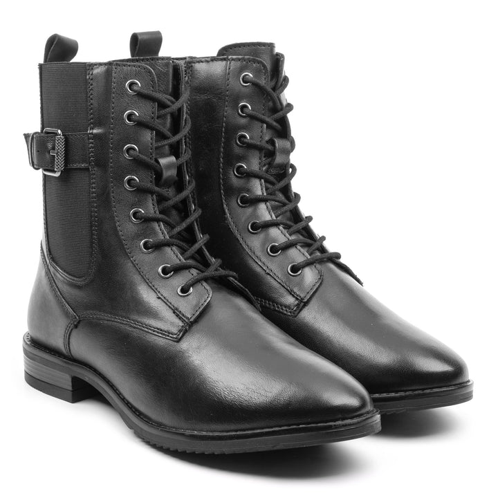 Mystic csipkés csizma, fekete