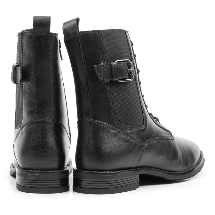 Mystic csipkés csizma, fekete