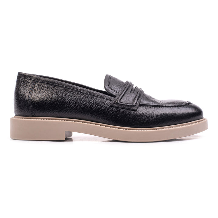 ANGEL LOAFER Fekete bőr