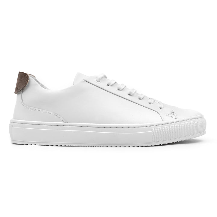 SORREN VELCRO LOW TOP fehér bőr