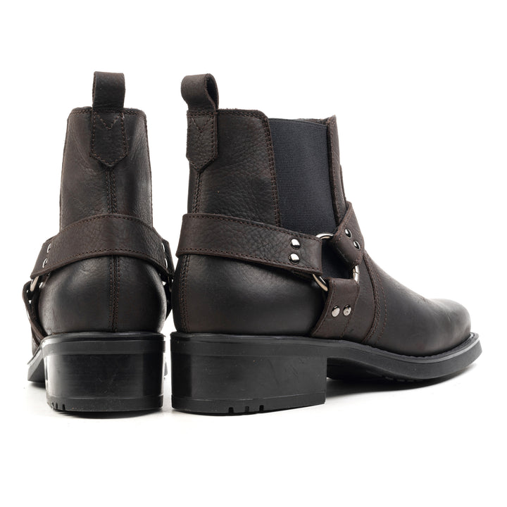 HARLEY BOKACSIZMA Barna viaszos bőr