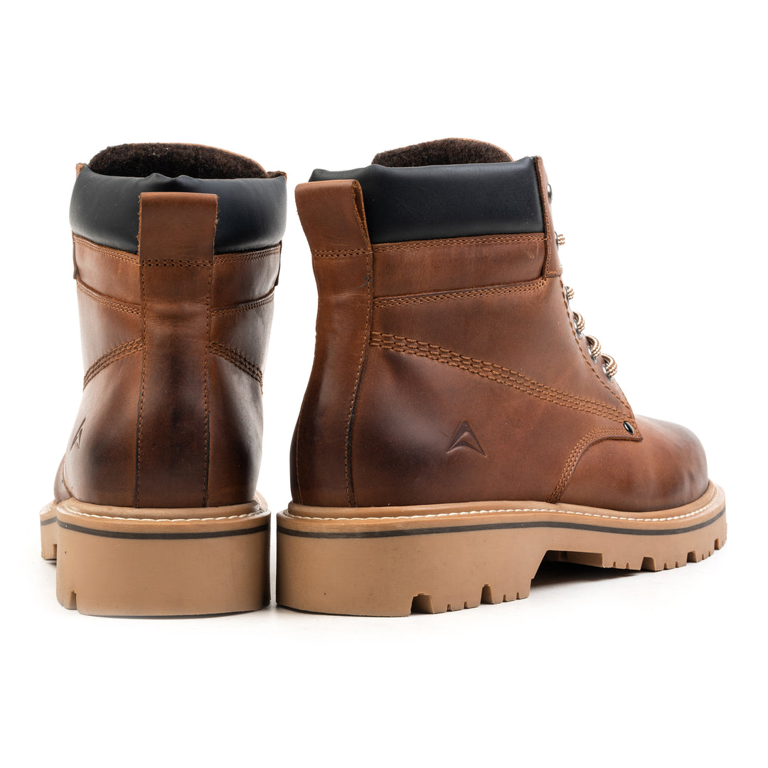 NEW THUNDER BOOT Tan bőr csizma