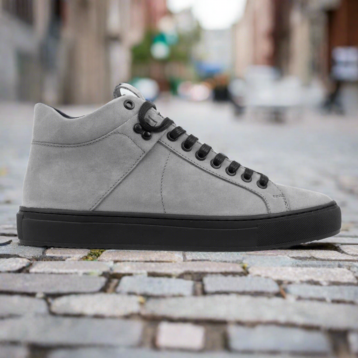 SORREN MID szürke nubuk sneaker